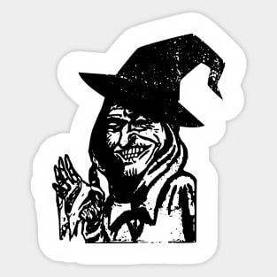 Hello-ween witch Sticker